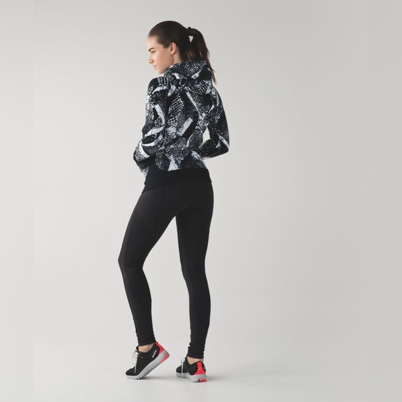 Lululemon Scuba Hoodie III (Static Mist White Black) sz 4 - Picture 2 of 15